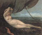 Gustave Courbet Naked oil painting